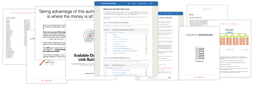 Chris Lee – Niche Site Course V3.0