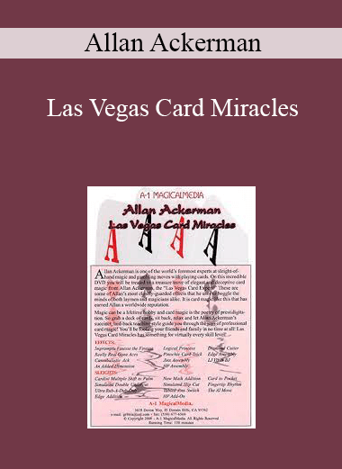 Allan Ackerman - Las Vegas Card Miracles