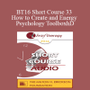 [Audio Download] BT16 Short Course 33 - How to Create and Energy Psychology Toolbox: Brief