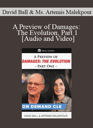 David Ball & Artemis Malekpour - A Preview of Damages: The Evolution