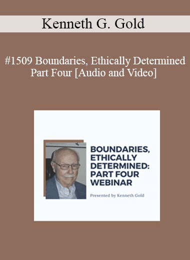 Kenneth G. Gold - #1509 Boundaries