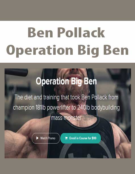 [Download Now] Ben Pollack - Operation Big Ben