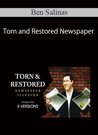 Ben Salinas - Torn and Restored Newspaper