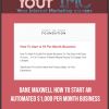 [Download Now] Dane Maxwell - How To Start An Automated $1