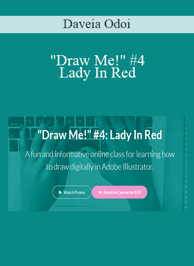 Daveia Odoi - "Draw Me!" #4: Lady In Red