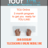 John Overdurf - Telecoaching U Online - Module One