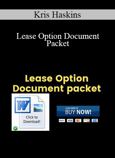 Kris Haskins - Lease Option Document Packet