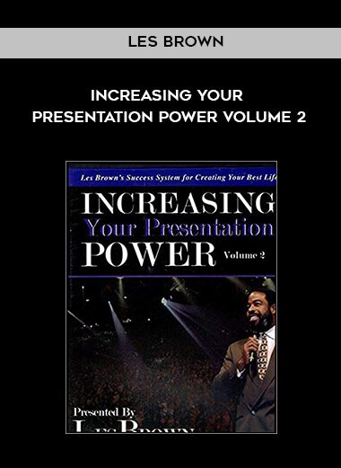 Les Brown – Increasing Your Presentation Power Volume 2