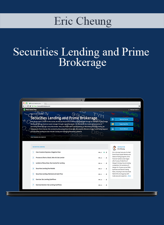 Eric Cheung - Securities Lending and Prime Brokerage