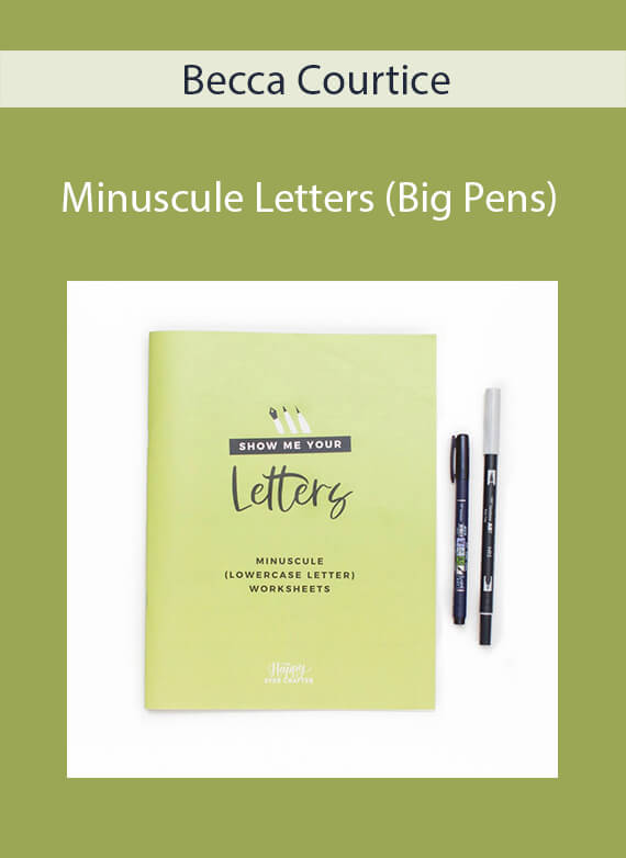 Becca Courtice - Minuscule Letters (Big Pens)